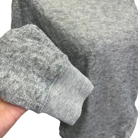 Iro Grey Distressed Lightweight Crew Neck Sweatshirt Size S - Picture 5 of 11